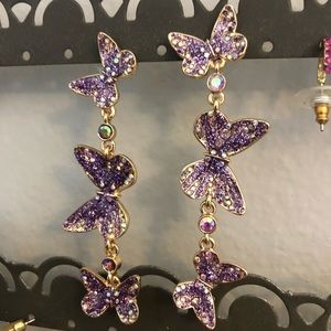 🦋 Butterfly Betsey Johnson Earrings🦋